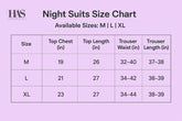 Black Bear Sleeping Women Pajama set Night Suit